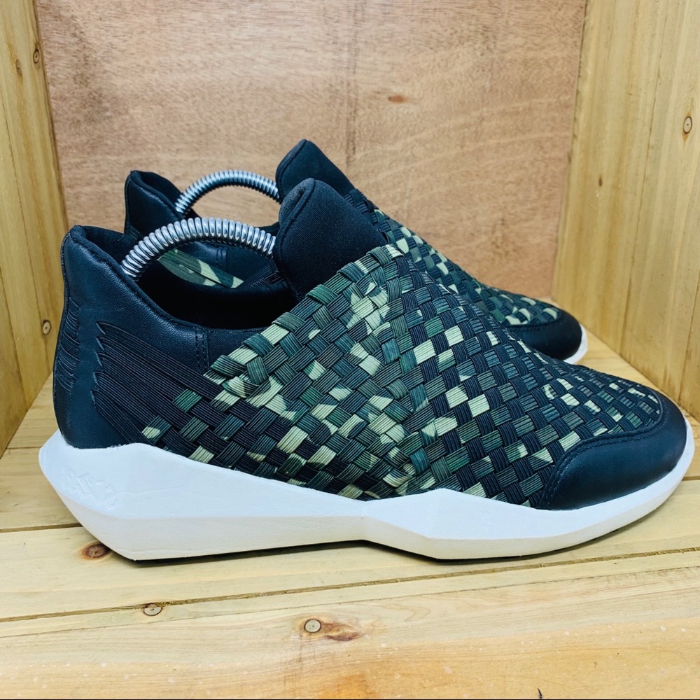 🖤 Ash Camo Woven Sneaker - Size 7